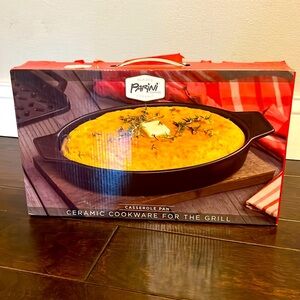 Parini ceramic cookware for the grill NIB